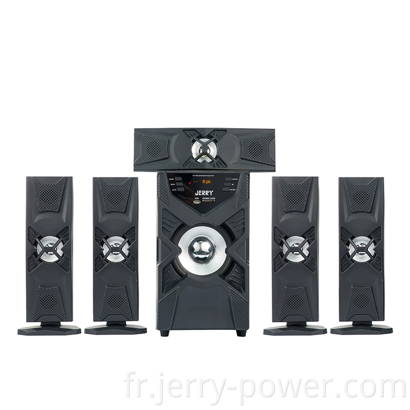 Jerry Marque 5.1 Surround Sound Music Player Circuit Circuit HiFi System Système Home Théâtre Haut-Parleur